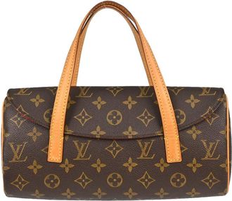 Louis Vuitton Sonatine Monogram Canvas Brown Canvas Handbag (Pre-Owned)