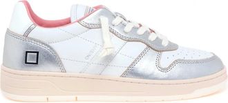 D.A.T.E. D.a.t.e., Schoenen, Dames, Wit, 36 EU, Leer, Court Shiny