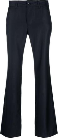 Etro striped wool trousers - men - Acetate/Viscose/Virgin Wool - 48 - Blue