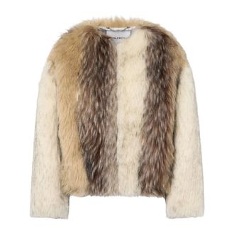 Halfboy Faux Fur & Shearling Jackets, female, Multicolor, S, Bomber Eco Pelliccia