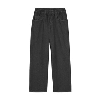 Yohji Yamamoto Hombre, Vaqueros, Negro, Talla: S