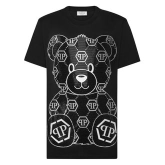 Philipp Plein Heren, Tops, Zwart, Maat: 4XL Katoen