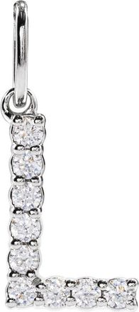 Diamond2Deal 14k Gold 1/8ct Lab-Grown Diamond Initial L Pendant