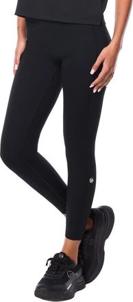 Sergio Tacchini Adelina Legging in Black Beauty at Nordstrom, Size Xx-Large