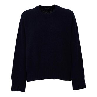 Scaglione Jersey de punto con cuello redondo - Knitwear - Mujer - Azul - M
