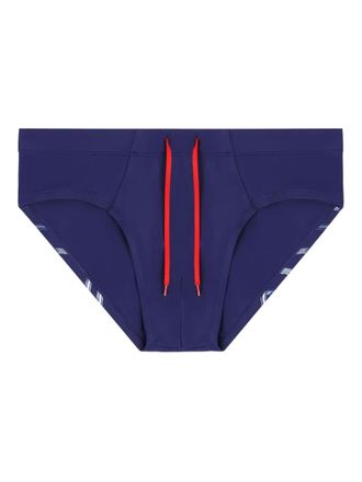 Diesel Alfie-D-Core drawstring logo swim briefs - Blue
