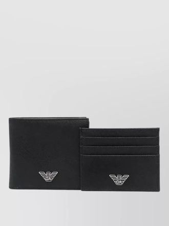 Emporio Armani compact credit card case bi fold design