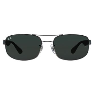 Ray-Ban Mens Rayban Sunglasses 3445 Gunmetal Green 004 - Grey - One Size