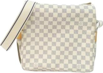 Louis Vuitton Pre-owned Naviglio Damier Azur Schoudertas - Dames - Vintage Schoudertas - Beige - ONE Size - Vintage