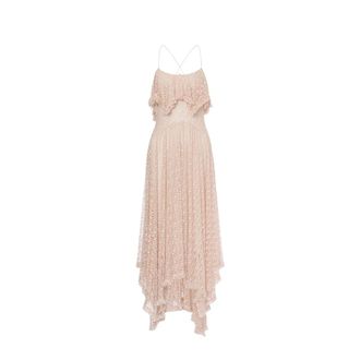 Philosophy di Lorenzo Serafini Party Dresses, female, Pink, Size: S Lace Longuette Dress