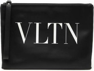 Valentino Pre-owned Valentino Leather VLTN Clutch Unisex OAGIMFHR0LFGUOXP