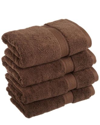 Superior Solid Luxury 4Pc Hand Egyptian Cotton Towel Set