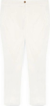 Fiorella Rubino Broeken, Dames, Wit, L, Polyester, New York Broeken