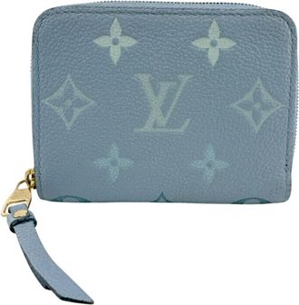 Louis Vuitton Monogram Empreinte Blue Monogram Empreinte Wallet (Bi-Fold) (Pre-Owned)