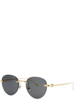 Cartier Cartier Pasha De Cartier Gold-tone Titanium Sunglasses, Sunglasses