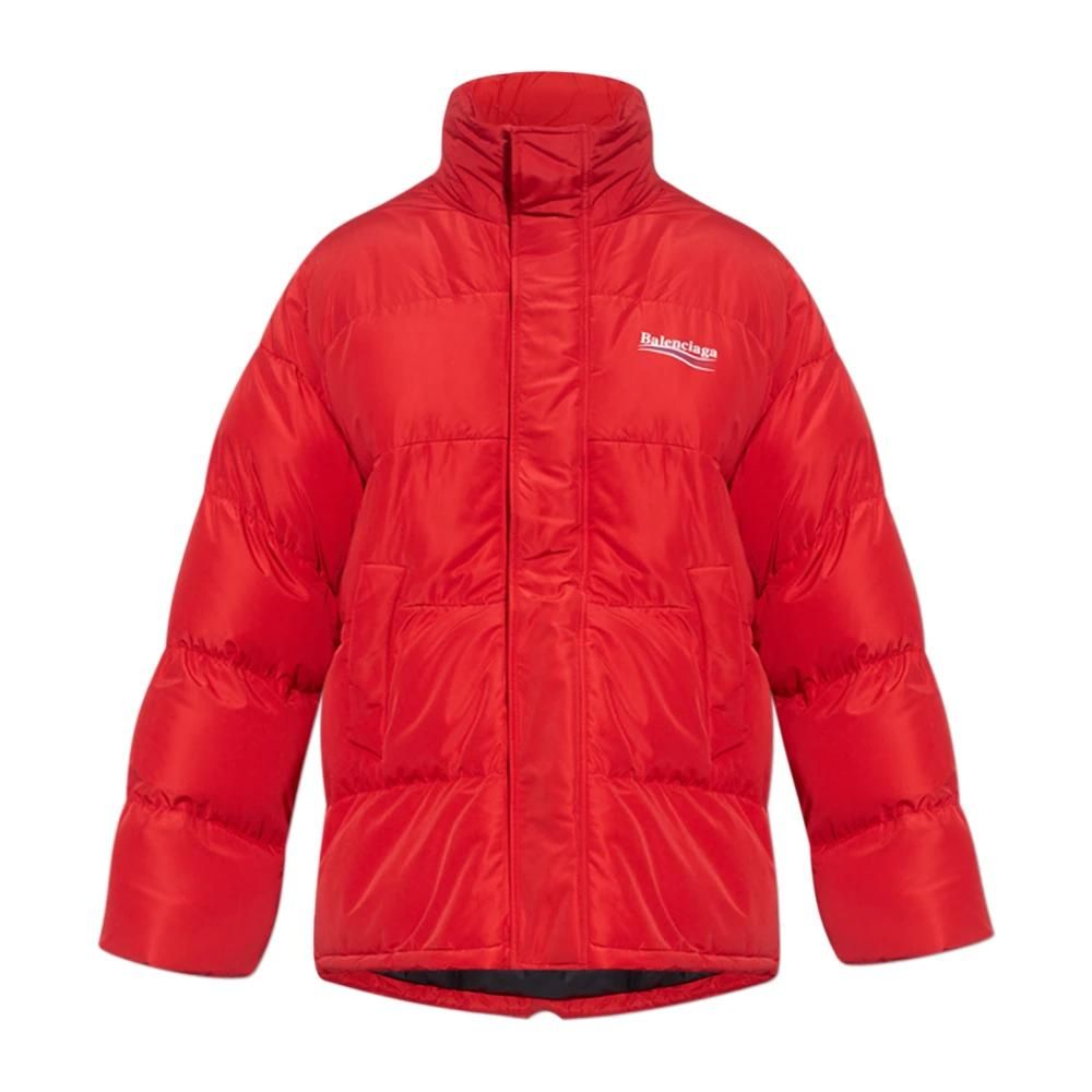 ジャケット BALENCIAGA Woman Jacket Red 773998TPQ37 6400 Balenciaga Shrunk Puffer Jacket | Saks Fifth Avenue