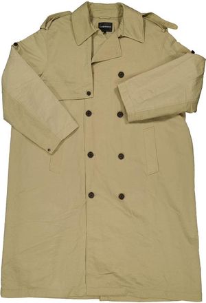 Emporio Armani Double-Breasted Trench Coat, Brand Size 52 (US Size 42)