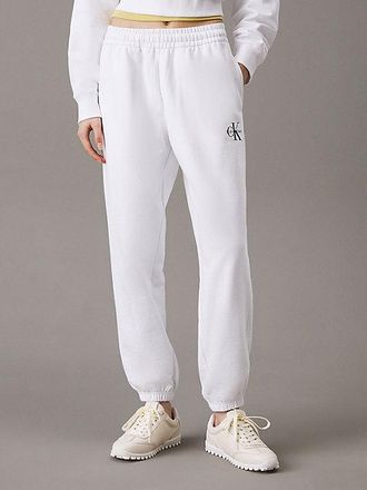 Calvin Klein Joggers De Felpa De Algod&oacute;n Con Monograma
