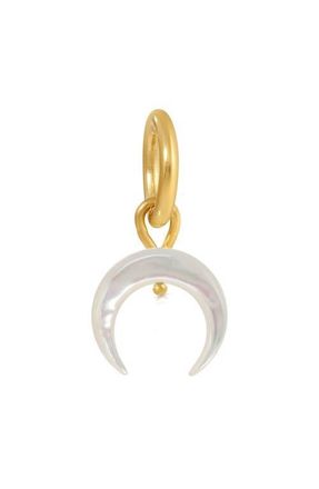 Kozakh Small Mother-of-Pearl Crescent Moon Charm in Gold at Nordstrom
