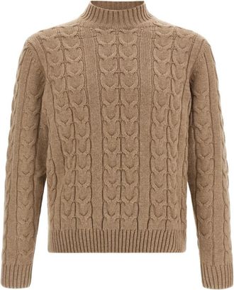Zanone Lupetto Jersey - Heren - Coltruien - Beige - L - Wol - Truien & Vesten
