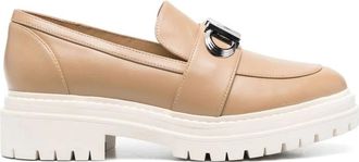 Michael Kors Loafers - Dames - Loafers - Bruin - 40 EU - Leer - Schoenen