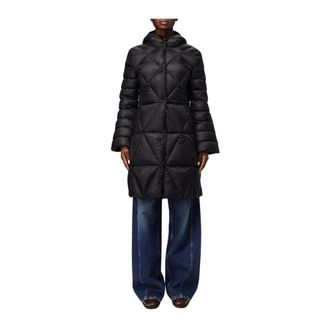 Fay Parka Trapuntata a Diamante - - Coats - Donna - Nero - M