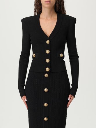 Balmain Cardigan a v con bottoni metallici Balmain
