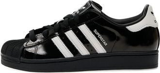 adidas Superstar 3-Stripes sneakers met schelpen neus - Zwart