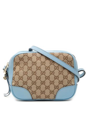 Gucci Borsa a tracolla Bree in tela GG 2000-2015 - Blu