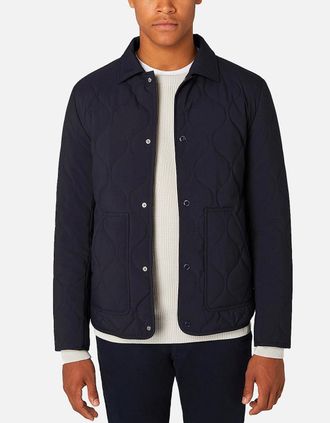 Remus Uomo Mens Remus Uomo Quilted Jacket Navy - Size: 38/Regular