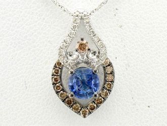 Le Vian Ladies Royal Blues Necklaces set in 14K Vanilla Gold