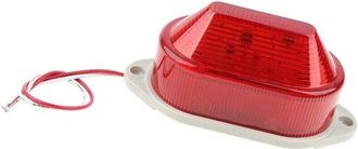 No Brand Luz De Advertencia Led Intermitente Impermeable De 220 V Ca - Fabricada Con Materiales Duraderos De Pc Y Abs - Adecuada Para Talleres Y Obras De Const