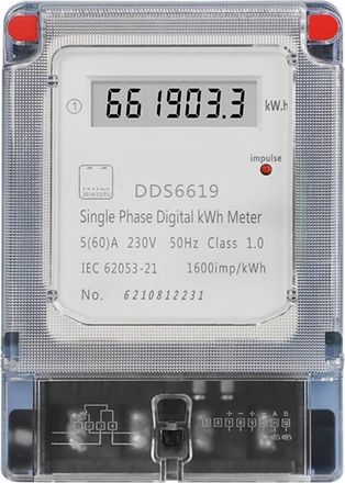 OEM Medidor De Potencia Programable Con Temporizador, Medidor De Energ&iacute;a Electr&oacute;nico Digital Monof&aacute;sico, Montaje En Riel Din, Ca 220v 60a, Medidor De Kwh,