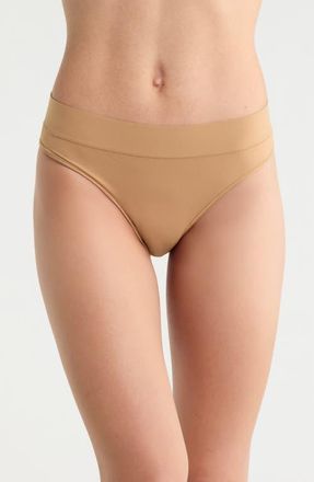 Savage x Fenty Soft N Savage Cheeky Panties in Sweet Latte at Nordstrom, Size X-Large