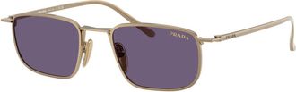 Prada Sunglasses, unisex, Yellow, Size: 49 MM PR D52S Sunglasses