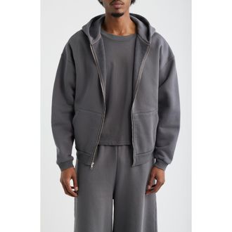 Elwood Core Zip Hoodie in Vintage Grey at Nordstrom, Size Xx-Large