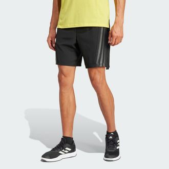 adidas Mens adidas Designed-for-Training 3-Stripes Shorts