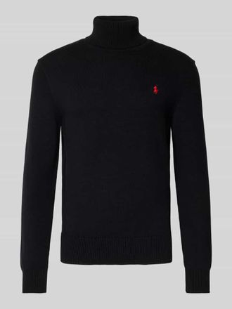 Polo Ralph Lauren Strickpullover mit Rollkragen in BLACK, Gr&ouml;&szlig;e XL