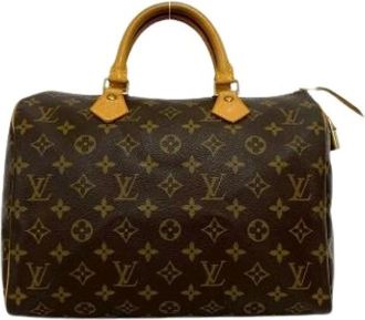 Louis Vuitton Pre-owned Boston Bag - Dames - Vintage Handtas - Bruin - ONE Size - Leer - Vintage
