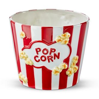 Tag Everyday Multi Earthenware Popcorn Serving Bowl 68 oz 6.7x6.7x5.5 in in Green at Nordstrom