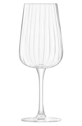 LSA Arc Flow Set of 4 Flute Glasses in Clear at Nordstrom