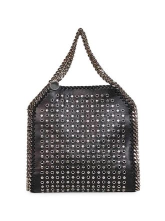 Stella McCartney Falabella mini-tas van alternatieve mat met studs en oogjes