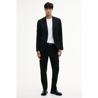 H&M Slim-fit suit pants in Black at Nordstrom, Size 32