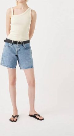 Outland Denim Kira Bermuda Shorts In Blue