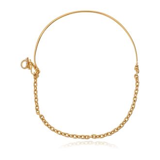 Ferragamo Necklaces, female, Yellow, Size: ONE SIZE Short Necklace