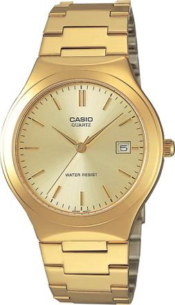 Casio Mens Gold Stainless Steel Watch with Champagne Dial - MTP-1170N-9A