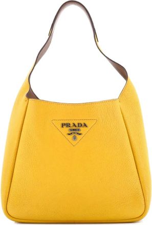 Prada Dynamique Vitello Daino Small hobo bag - Geel
