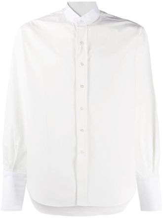 Maison Margiela Camicia con colletto alla coreana - Bianco