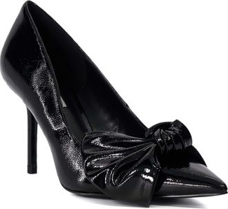 Dune London Bows Pointed Toe Pump in Black at Nordstrom Rack, Size 36