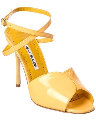 Manolo Blahnik Hourani 105 Patent Sandal